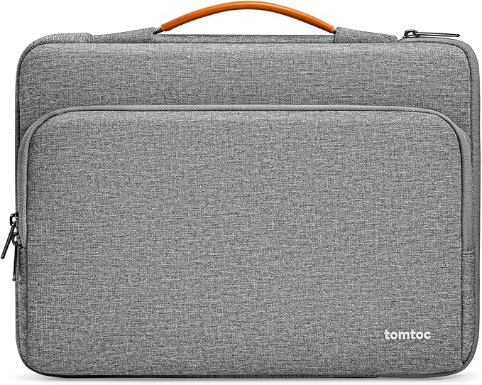 tomtoc 360 Protective Laptop Carrying Case for 2025 13-inch MacBook Air M4/A3240 M3/A3113 M2/A2681 M1/A2337, MacBook Pro M2/A2686 M1/A2337, iPad Pro M4 & iPad Air M3, Water-Resistant Laptop Bag