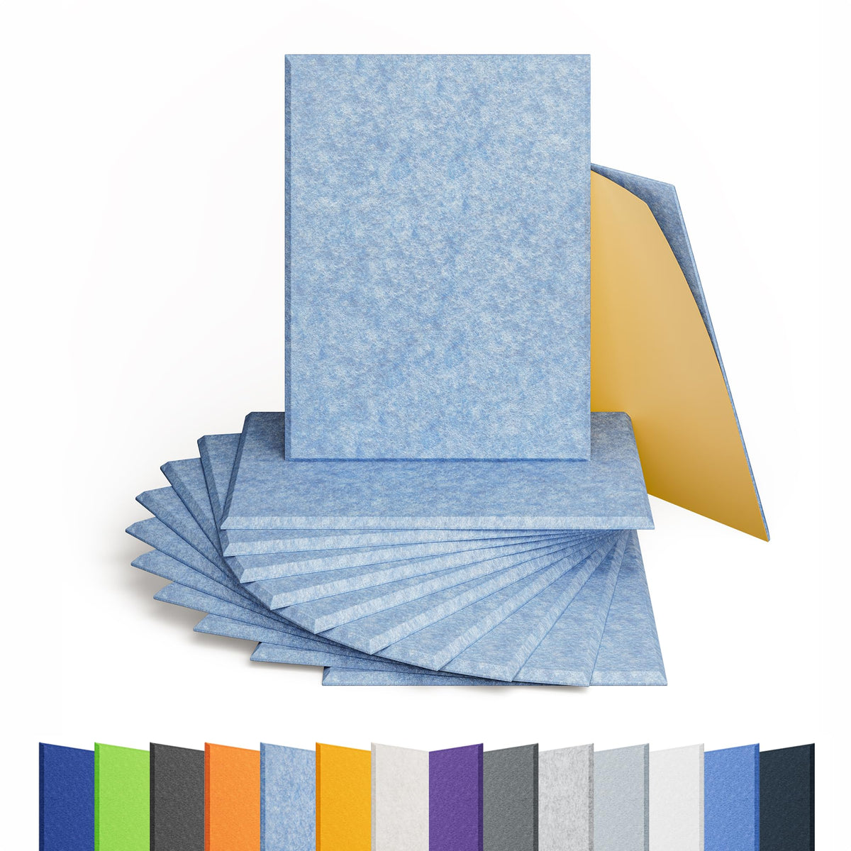 12 Pack Hexagon Acoustic Panels Self Adhesive Sound Proof Foam(Silver Gray)