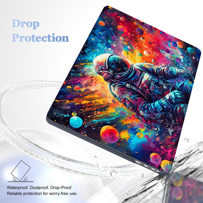 Lepeoac for MacBook Pro 16 inch Case 2019 2020 Release Model A2141, Plastic Hard Shell Cover with Keyboard Cover & Screen Protector for MacBook Pro 16 inch with Touch Bar & Touch ID - Astronaut