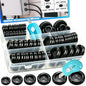 Hmknana 53Pcs Rubber Grommet Kit, 6 Sizes Firewall Grommets Rubber Hole Plugs for Wiring, Automotive Firewall, Cabinet Cable Protection, 5/8" 13/16" 7/8" 1" 1-3/16" 1-1/2" Drill Hole Rubber Gaskets