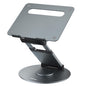 Nulaxy 18" Height Telescopic 360 Rotating Aluminum Laptop Stand Desk, Gray