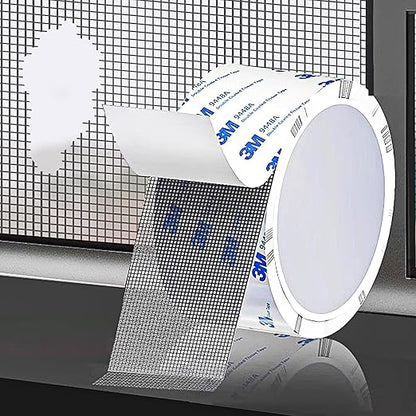 Super Strong Adhesion Screen Repair Tape Replacement Kit, Made of 3M, Screen Tape Mesh Repair for Window Screen and Screen Door Tears Holes, Grey 1.97In X 6.57Ft