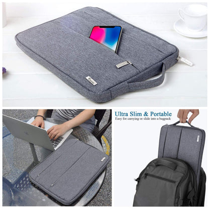 Voova 15-14 Inch Laptop Sleeve,MacBook Case，Laptop Case, Gray