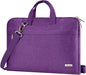 Voova 17 17.3 Inch Laptop Sleeve Case, Slim Women Men Shoulder Hand Bag Compatible with Razer Blade Pro 17, Lenovo Dell Asus Acer HP Notebook Messenger Briefcase with Strap, Waterproof, Purple