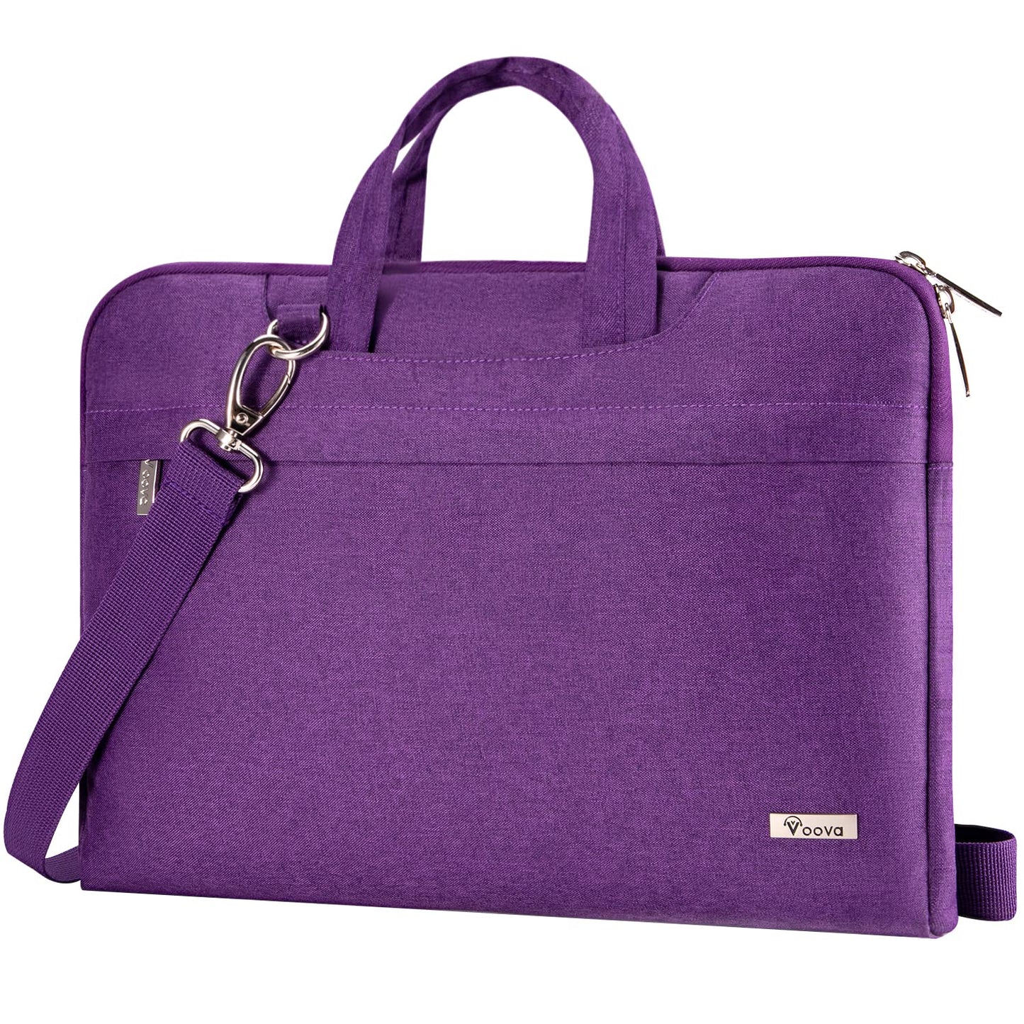 Voova 15.6-15 Inch Laptop Sleeve with Handle, MacBook Sleeve, Purple