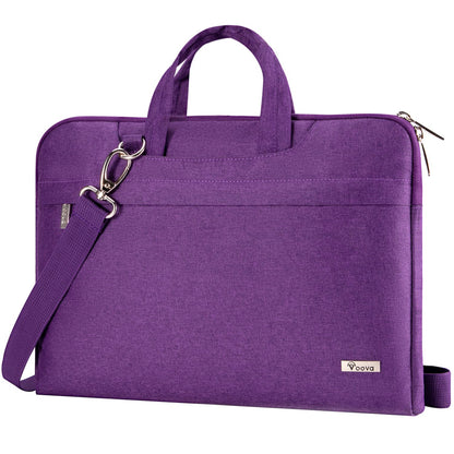 Voova 15.6-15 Inch Laptop Sleeve with Handle, MacBook Sleeve, Purple