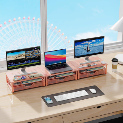 gianotter Computer Monitor Stand Riser with Drawer