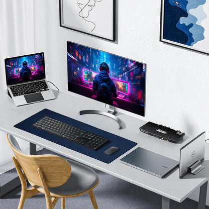ALOANES Non-Slip Extended Mouse Pad Office&Home Desk Mat Stitched Edge