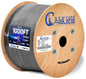 Newyork Cables Cat6a Plenum Cable 1000ft - Certified 100% Solid Pure Copper CAT6 A Ethernet Cable – 23 AWG, 750 MHz, PoE++ - Unshielded Twisted Pair - Cat 6a 10 GB High Speed for Networking & Gaming