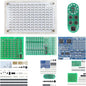 Soldering Practice Kit 5in1 DIY Music Spectrum Senior SMD Two-sided SMT Circular LED 0805 Small SMD Circuit Kit Learn Soldering Kit For Beginners