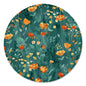 ITNRSIIET Round Mouse Pad with Stitched Edge Premium-Textured Waterproof Non-Slip Rubber Base Desktop Protection Mat Diameter 8.7 inches, Rose Gold Marbling