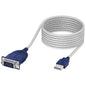 SABRENT USB 2.0 to Serial (9 Pin) DB 9 RS 232 Converter Cable, Prolific Chipset, Hexnuts, [Windows 10/8.1/8/7/VISTA/XP, Mac OS X 10.6 and Above] 10 Feet (CB-9PTF)