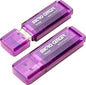 INLAND Micro Center Super Speed 256GB 2-Pack Ultra Flash Drive USB 3.0/USB3.1 Gen1 Memory Stick with Keychain Thumb Drive Photo Stick Jump Drive