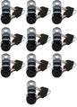 5/8" Tubular Cam Lock (10 Pack-180° Black) RV, Toolbox Cabinet Replacement