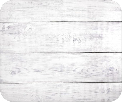 White Wood Decorative Colorful Mouse Pad Mat Mousepad for Desk Computer Laptop PC Gaming Home or Office Gift (White Wood MP67)