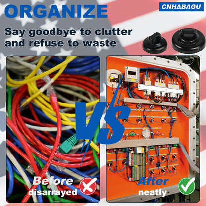 CNHABAGU Magnetic Zip Tie Mounts Magnet Cable Tie Mount