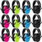 Xuhal 12 Pcs Kids noise reduction headphones Ear Protection Earmuffs for Kids Noise Reduction Ear Muffs for Children 27NRR(Stylish)