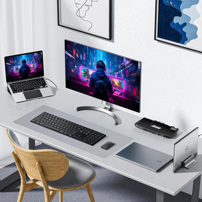 ALOANES Non-Slip Extended Mouse Pad Office&Home Desk Mat Stitched Edge