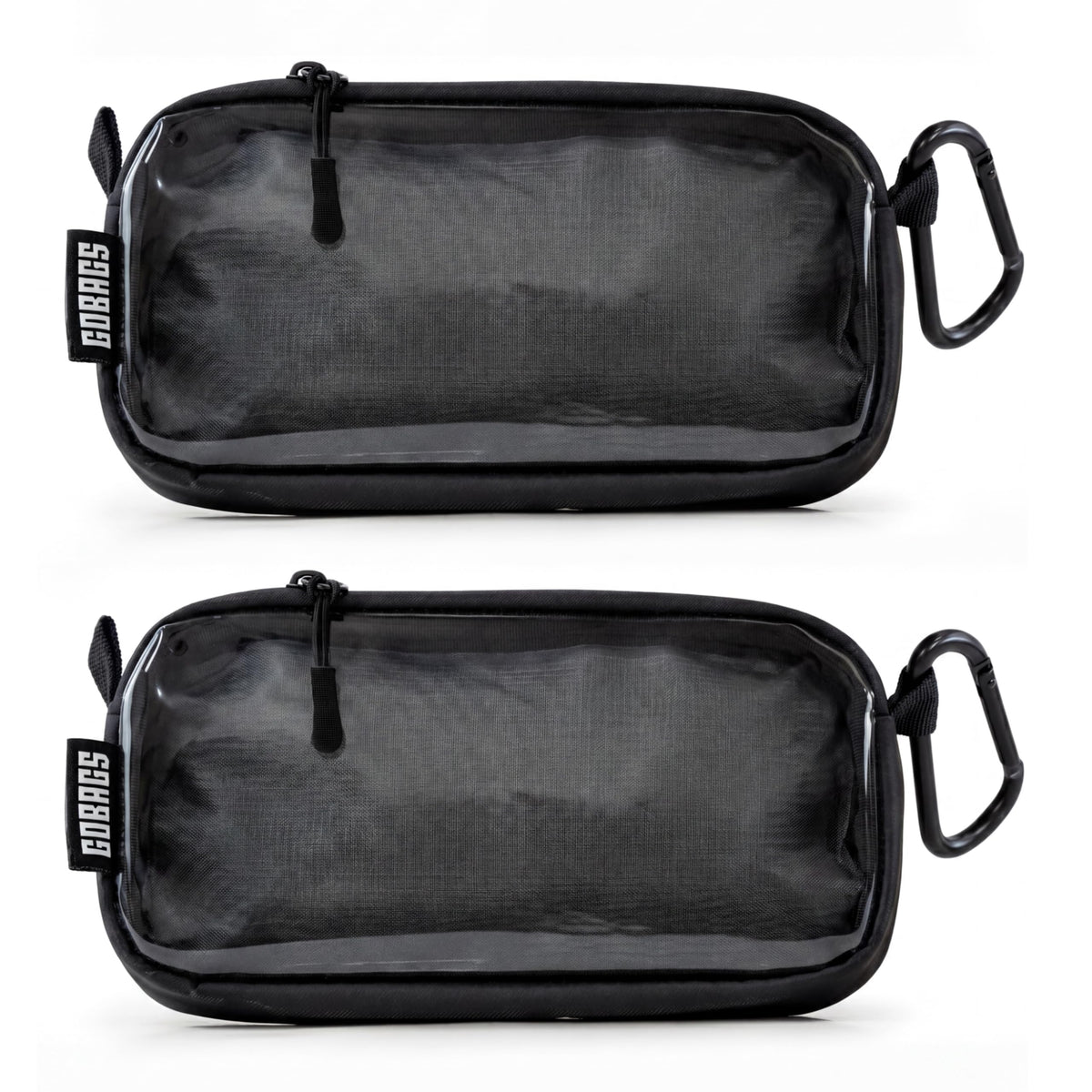 GOBAGS NEO Production Zipper Bags - Electronics & Camera Accessories Bag - Cable organizer, Gear Accessory Pouch, Travel Camera Essentials (Extra Small, Black)
