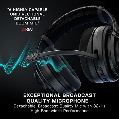 Turtle Beach Atlas Air Wireless Open Back PC Gaming Headset - PC, PS5, PS4, Mobile - 24-bit High-Fidelity Audio, Broadcast Grade Mic, Bluetooth, Floating Earcup, Memory Foam Cushions, 50-Hr Battery