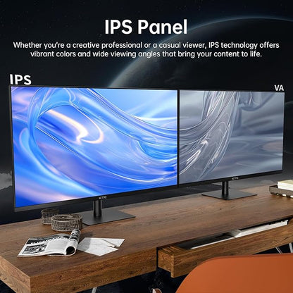 KTC 32 Inch 2K Computer Monitor, IPS 1440p Monitor with Ultra-Thin Bezels, HDR10, Freesync/G-sync, HDMI/DP Ports, Tilt Adjustable, Eyecare, Ideal for Business, Office, and Casual Gaming