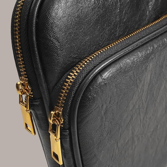14 Inch Laptop Sleeve Bag - Compatible with MacBook Pro 14, MacBook Air 13, Surface Pro 9/X, Surface Laptop Studio - Black