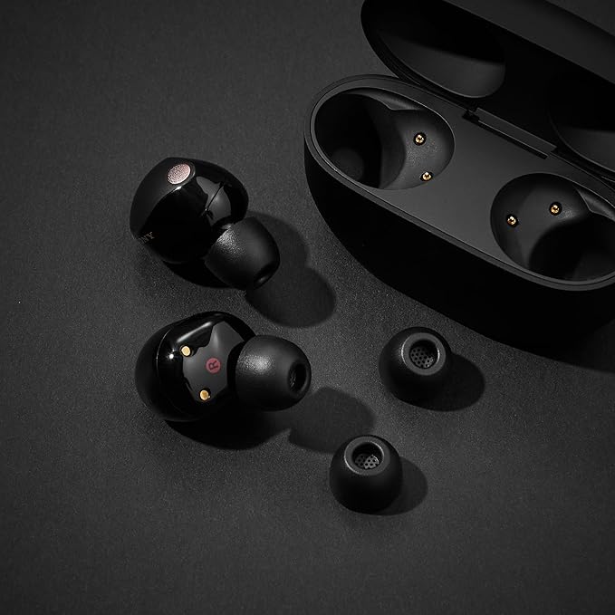 AZLA Foamax Standard(L), Foam Earbud Tips, Memory Foam Earbud Tips, Earbud Tips for Wireless Headphones, Noise Canceling Earbuds Replacement Tips Compatible with Sony, Beats, Samsung, Skullcandy, JLab