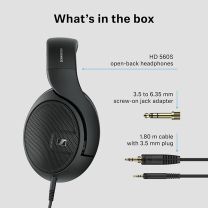 Sennheiser HD 560S Open-Back Over-Ear Wired Audiophile Headphones