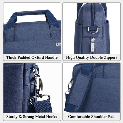 Voova 17.3-17 Inch Laptop Bag, Computer Bag, MacBook Bag, Blue