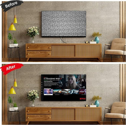 TV Wire Hider Kit for Wall Mount TV, White in Wall Cable Management Kit, Includes 2 Pass Throughs and Hole Saw Drill Attachment for Easy Install