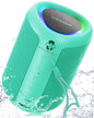 Portable Bluetooth Speaker Beach Essentials: Powerful Crystal Clear Sound/Dynamic Light/IPX5 Waterproof/All Day Playtime/Wireless BT 5.3/TWS Paring, Dad Gifts, Outdoor|Travel|Camping|Pool Accessories