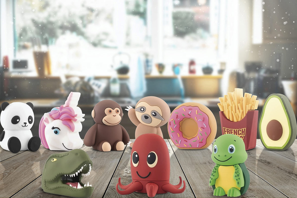 Funx Accessories Avocado Bluetooth Wireless Speaker, Animal Design for Kids of All Ages, Average 3 Hours of Playtime, 3W Output, Compatible with iPhone and Android Devices