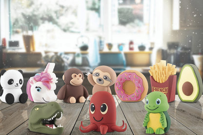 Funx Accessories Avocado Bluetooth Wireless Speaker, Animal Design for Kids of All Ages, Average 3 Hours of Playtime, 3W Output, Compatible with iPhone and Android Devices