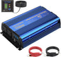 Power Inverter 1100 watt 12V DC to 110V 120V AC 1000w Inverter with LCD Display Remote Control 2AC Outlets Dual 2.4A USB Ports Compatible with Lithium Battery for Car RV Truck Boat by VOLTWORKS