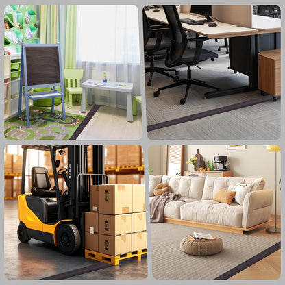 EYAYEN Floor Cord Cover for Wires on Floor Self Adhesive Cord Hider