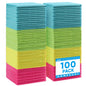 HOMEXCEL 100PK Microfiber Cleaning Cloth, Cleaning Rag for Home, 11.5x11.5
