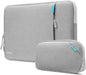 tomtoc 360 Protective Laptop Sleeve Set for 13-inch MacBook Air M4/A3240 2025, M3/A3113, M2/A2681 M1/A2337, 13-inch MacBook Pro M2/A2686 M1/A2338, Water-Resistant Laptop Case with Accessory Pouch