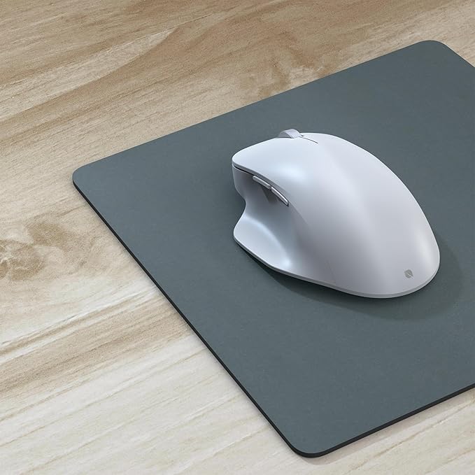 Incase Bluetooth Ergonomic Mouse – Designed by Microsoft – Two Thumb Buttons, Easy to Grip Thumb Rest, Precision Tracking, Connects 3 Devices, 15 Month Battery Life, PCs/Laptops (Glacier)