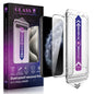 SHANG PIN JIA 2 Pack Screen Protector Tempered Glass for iPhone 15 Pro Max 6.7-Inch Auto Dust Removal, No Bubbles, High Definition Clear, Easy Installation