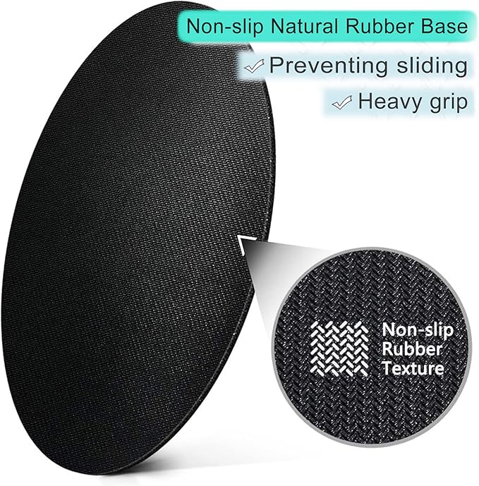 ITNRSIIET Round Mouse Pad with Stitched Edge Premium-Textured Waterproof Non-Slip Rubber Base Desktop Protection Mat Diameter 8.7 inches, Beautiful Flower Art