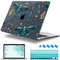Lepeoac for MacBook Pro 16 inch Case 2019 2020 Release Model A2141, Plastic Hard Shell Cover with Keyboard Cover for MacBook Pro 16 inch with Touch Bar & Touch ID - Watercolor Floral