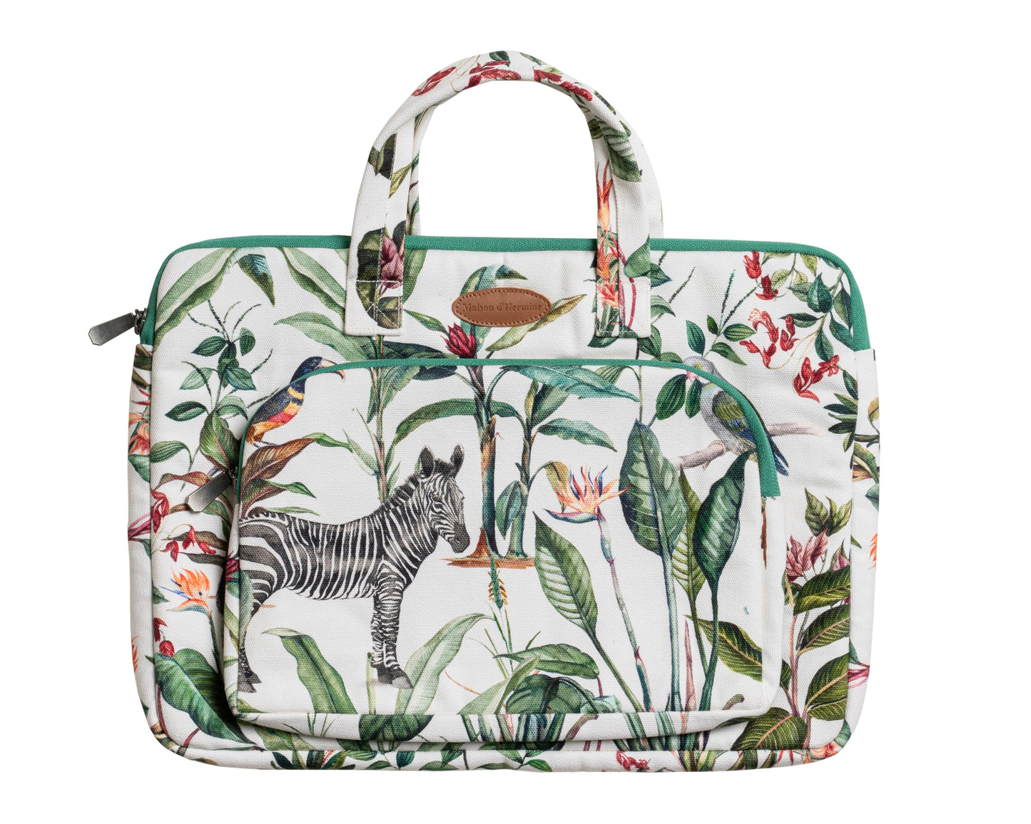 Maison d' Hermine Laptop Bag with Front Pocket Upto 15.5 inch Laptop Tablet