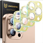 UniqueMe for iPhone 13 6.1"/13 Mini 5.4" Camera Lens Protector-Black Circle