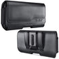 DeBin Case for Galaxy A15 A25 A35 A54 5G A53 A52 A51 A50 A20 Note 20 10+ Note 9 8 XCover Pro S24 FE S23 FE Cell Phone Belt Holder Holster Clip Pouch Cover (Fits Samsung Phone with Otterbox Case) Black