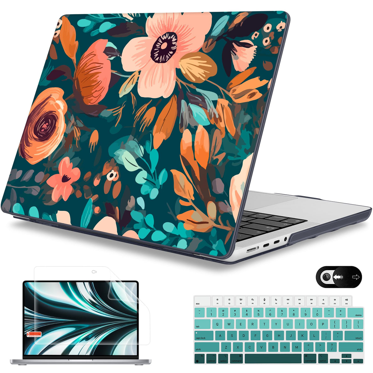 Mektron Case for 2026 M5 MacBook Pro 16 inch A3429 A3428 M4 A3403 A3186 M3 A2991 M2 A2780 M1 A2485 (2021-2025) Pro/Max with Liquid Retina XDR, Hard Shell Plastic Laptop Cover