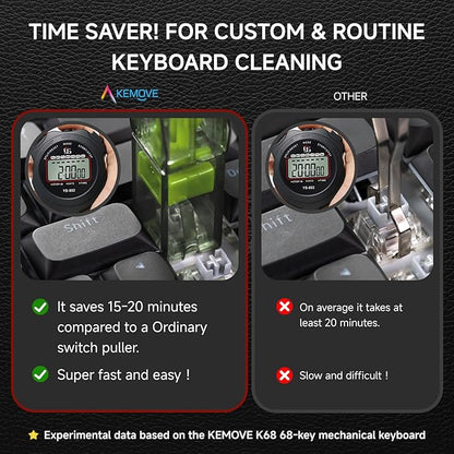 KEMOVE P10 2-in-1 Switch & Keycap Puller for Mechanical Keyboards, Quick & Painless Removal, DIY Customization, Maintenance, Cleaning for Beginners & Enthusiasts