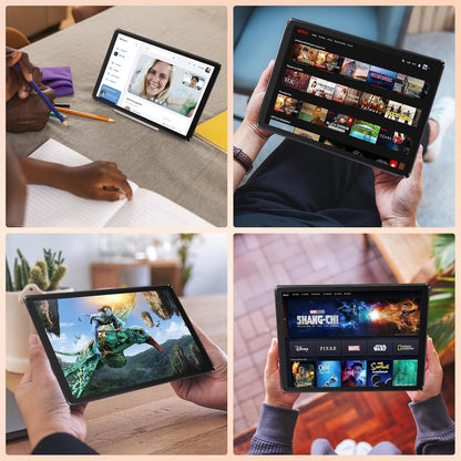 Android Tablet with 10.1 inch 1280 * 800 IPS HD Touchscreen, Octa-Core Processor, 64GB Storage, 1TB TF Card Expandable, 5G/2.4G WiFi, BT 5.0,Dual Camera, Tablet for Study, Business&Entertainment