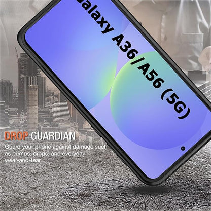 Battery Case for Galaxy A36/A56,Enhanced 10000mAh Portable Protective Wireless Charging Case Support Carplay Compatible with Galaxy A36/A56(6.7 inches),Rechargeable Extended Battery Charger Case-Black