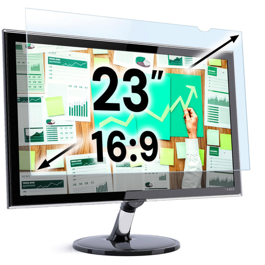 VINTEZ Blue Light Screen Protector for 14 Inch Computer Monitor and Laptop – Anti-UV Blue Light Blocking Film for Desktop PC, Eye Protection Filter, 12.6" x 8.1", 2 Pack