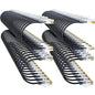 Cat6a Patch Cables 0.5ft (96 Pack) Slim, Cat6 Ethernet Patch Cable Pure Copper, Flexible Cat 6 Patch Cable 550MHZ 10G, Space-Saving Cat 6A Network Cables for Patch Panel Black